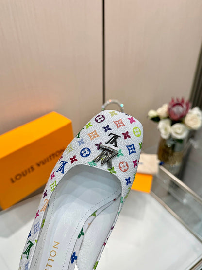 2025 Spring and Summer Multicolor Women's High Heels Sandals XC042504014