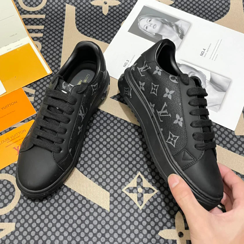 Lv Patchwork Denim Casual Shoes 1025030401