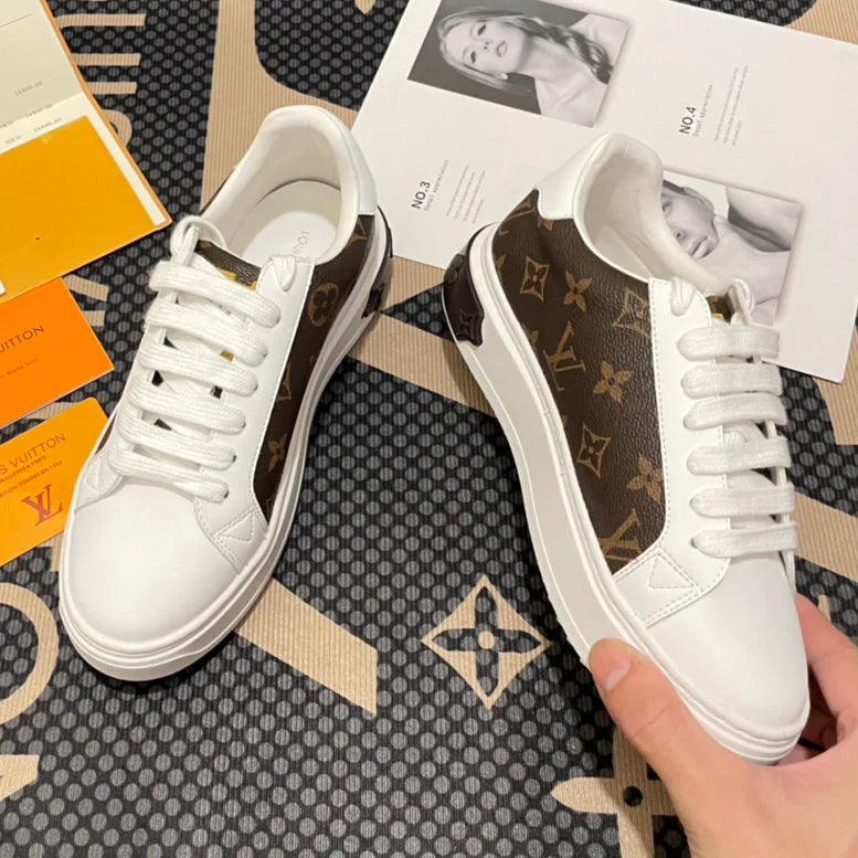 Lv Patchwork Denim Casual Shoes 1025030401