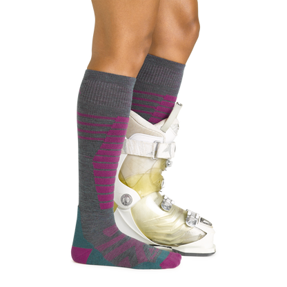 Women's Edge Over-the-Calf  Midweight Ski & Snowboard Sock-Last Chance