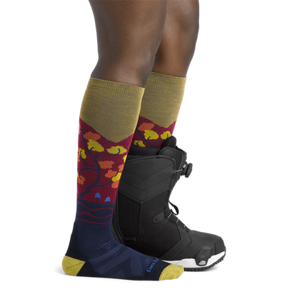 Women's Enchanted Over-the-Calf Midweight Ski & Snowboard Socks