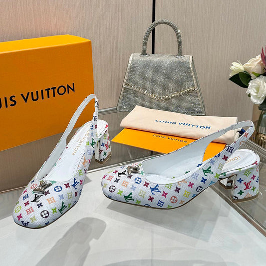 2025 Spring and Summer Multicolor Women's High Heels Sandals XC042504014