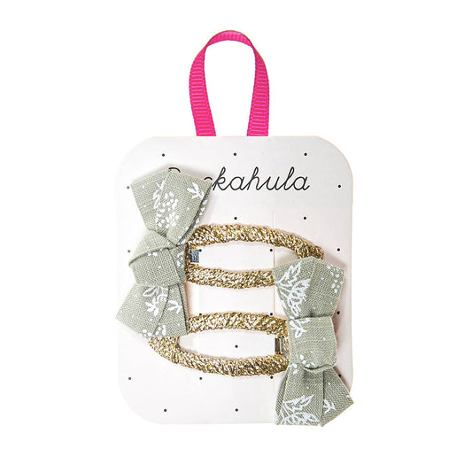Floral Sprig Clip Set
