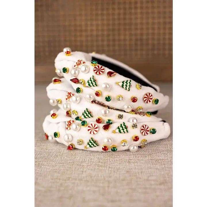 Beaded Holiday Headband