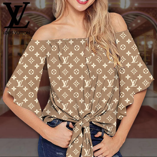 Women‘s Luxury Strapless Sexy Shirt 3D1025030321