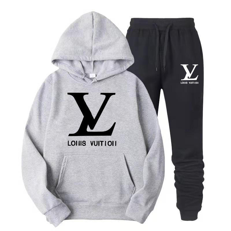 Fashion Versatile Women's Hoodie Two-piece Set 1023112715