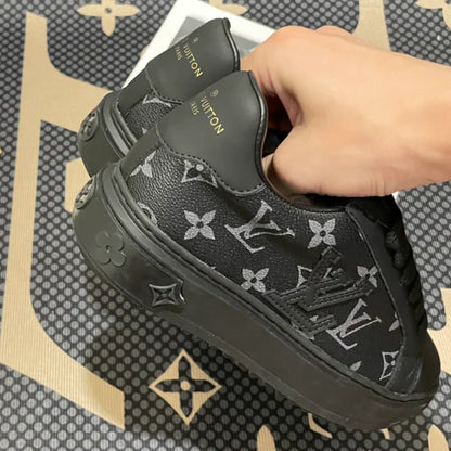 Lv Patchwork Denim Casual Shoes 1025030401