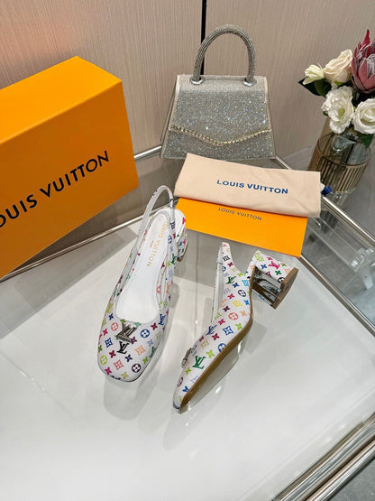 2025 Spring and Summer Multicolor Women's High Heels Sandals XC042504014