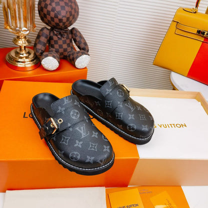 Printed Round Toe Slippers 03136