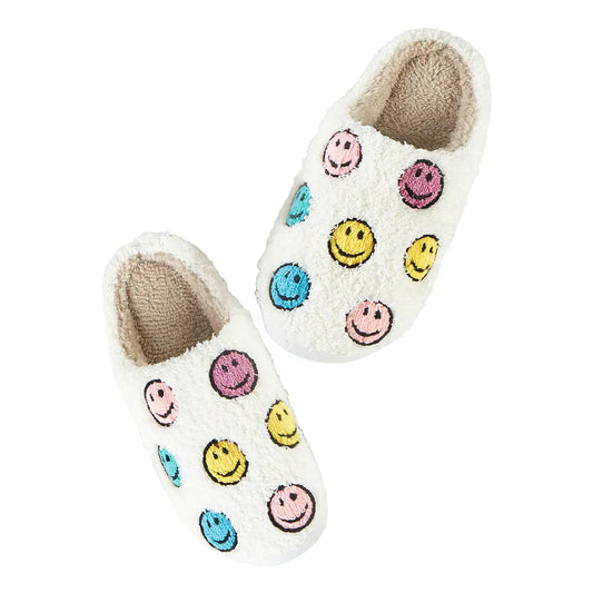 Tween Smiley Slippers