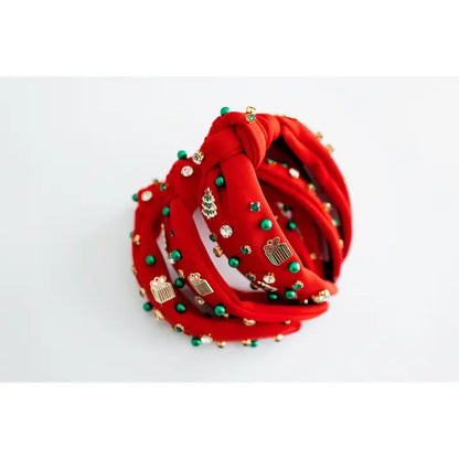 Beaded Holiday Headband