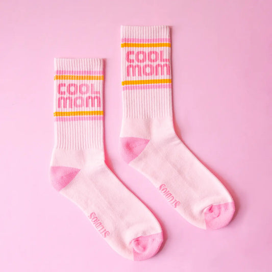 Cool Mom Ribbed Crew Sock