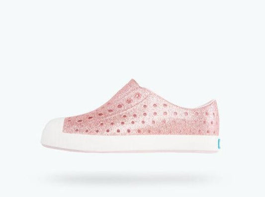 jefferson bling • milk pink bling / shell white