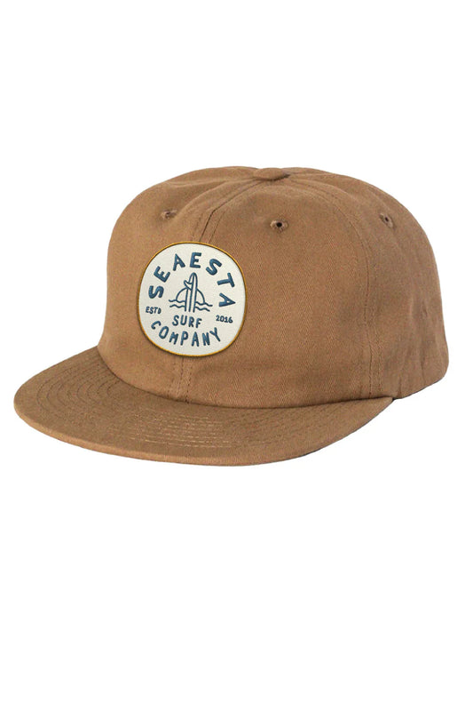 Patch Snapback Hat / Tan