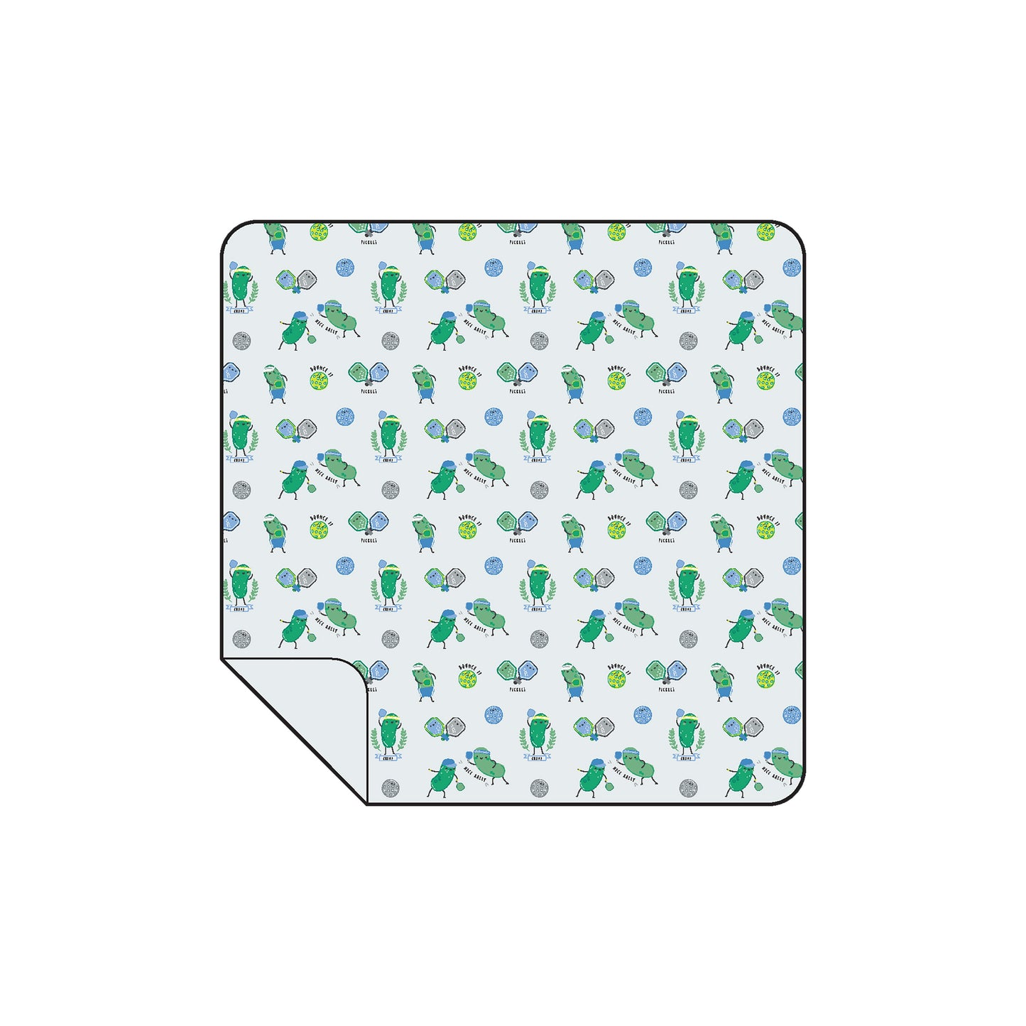 Pickleball Blue - Swaddle Blanket