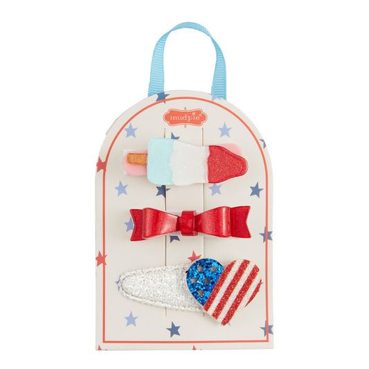 FOURTH of July HAIR CLIPS
