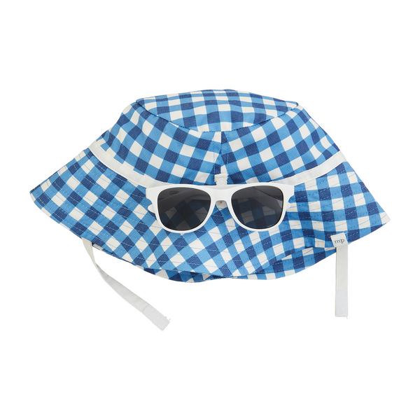Gingham Hat & Sunglassses