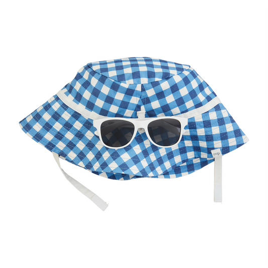 Gingham Hat & Sunglassses