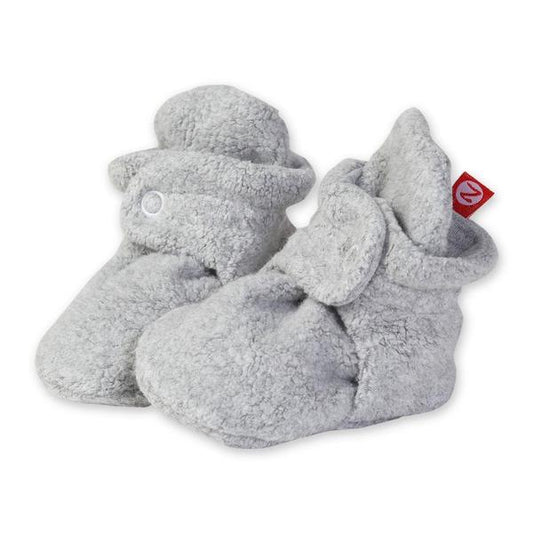 Cozy Baby Bootie in Heather Grey